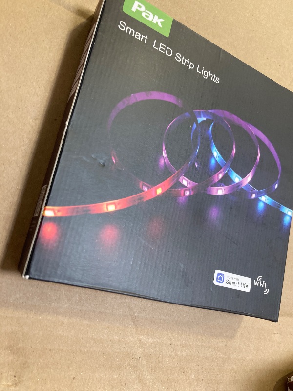 Photo 1 of 26.25ft RGB+IC LED Strip Lights for 75-100 Inch TV, Backlight Behind TV with Music Sync, Bluetooth APP & Voice Control, 44 Scene Modes, Ambient Lighting for Gaming, Bedroom, Living Room, Mood Lighting