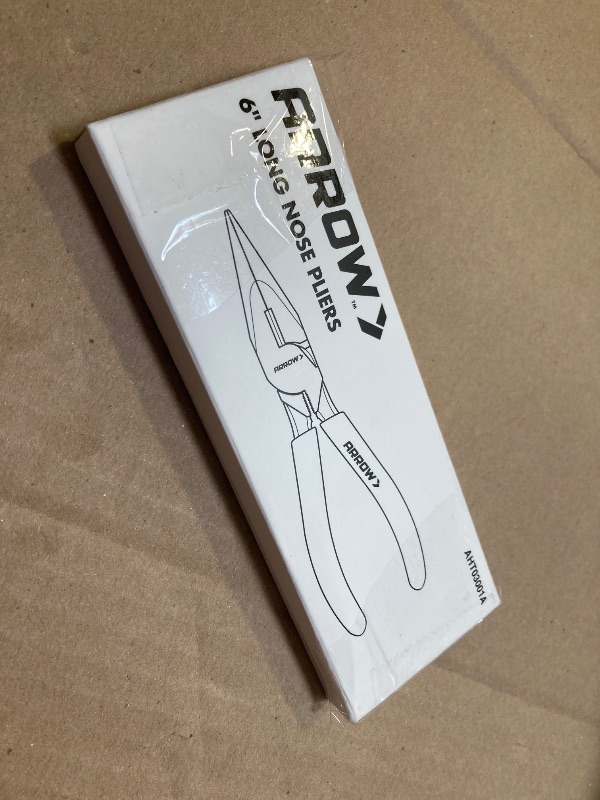 Photo 1 of ARROW 6" High Leverage Needle Nose Pliers with Side Cutters, Long Nose Pliers for Gripping, Wire Bending, Cutting