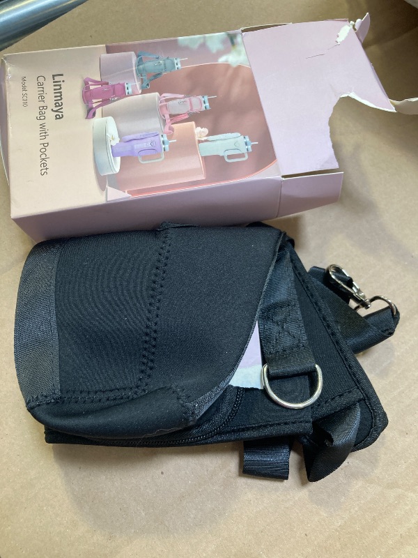 Photo 1 of 1pc---linmaya Water Bottle Carrier Bag with Phone Pocket for Stanley Cup 40/30oz,Insulated Neoprene Water Bottle Holder Cross-boday Bag with Adjustable Shoulder & Handheld Strap Stanley Cup Accessories