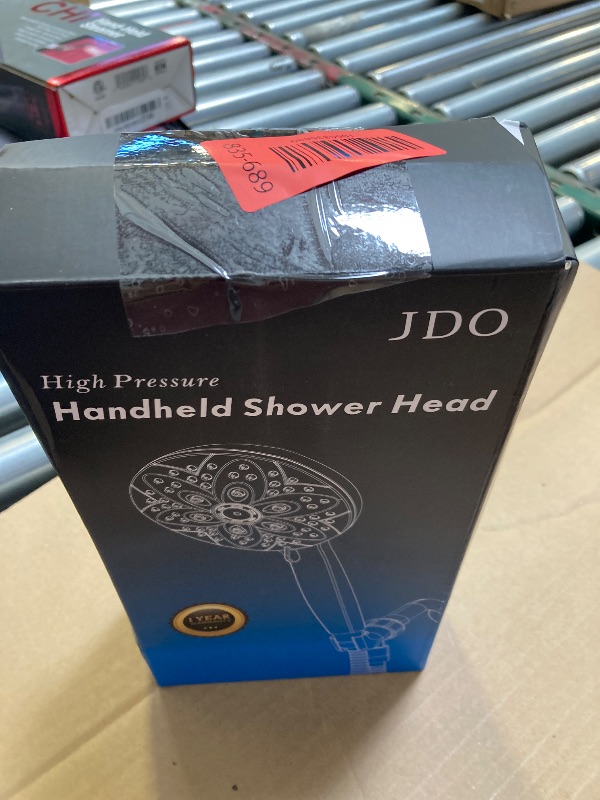 Photo 1 of 6-Setting Shower Head with Handheld, JDO High Pressure Hand held Shower Head, 4.7 Inch Chrome Detachable Showerhead Set with 59 Inch Stainless Steel Hose and Adjustable Showerhead Holder