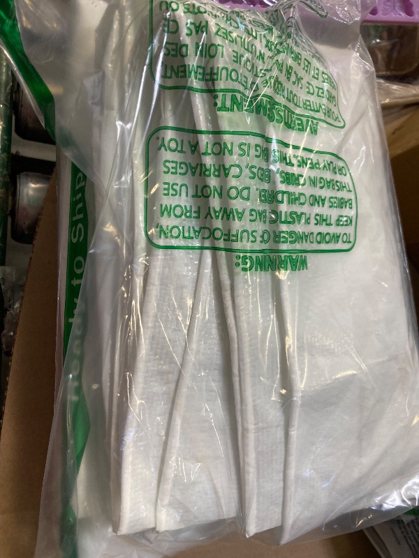 Photo 1 of TARPAL 8'x10' White Tarp Waterproof 7.5 mil Medium Duty All Purpose Poly Tarps Cover Waterproof,Snow Proof UV Protection,Rip and Tear Proof,Poly Tarpaulin