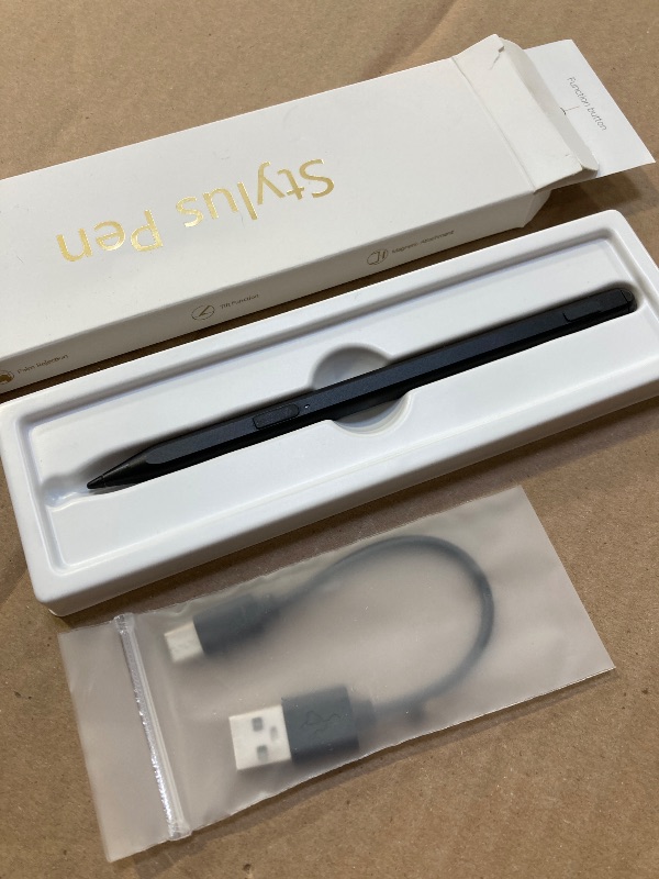 Photo 1 of USI2.0 Stylus Pen Compatible with Lenovo USI Pen 2, USI Pen 2 Replacement for Lenovo USI Pen 2 with 4096 Levels Pressure Sensitivity, Palm Rejection (Black)