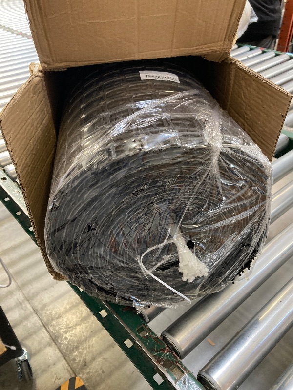 Photo 1 of Garden Fence Animal Barrier, Ohuhu 4'x100'/10.7LB Reusable Netting Plastic Safety Fence Roll, Temporary Pool Fence Snow Fence, Economy Construction Fencing Poultry Fence for Deer Rabbits Chicken Dogs
