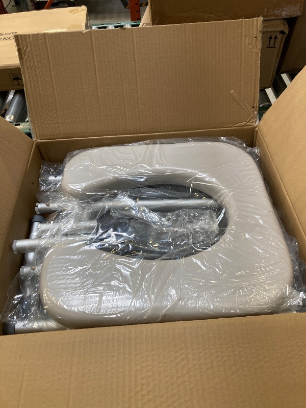 Photo 1 of Raised Toilet Seat with Handles-Toilet Seat Riser for Seniors with Adjustable Height & Width,500 LBS Raised Toilet Seat, Handicap Elevated Toilet Seat with Arms for Elderly, Pregnant
