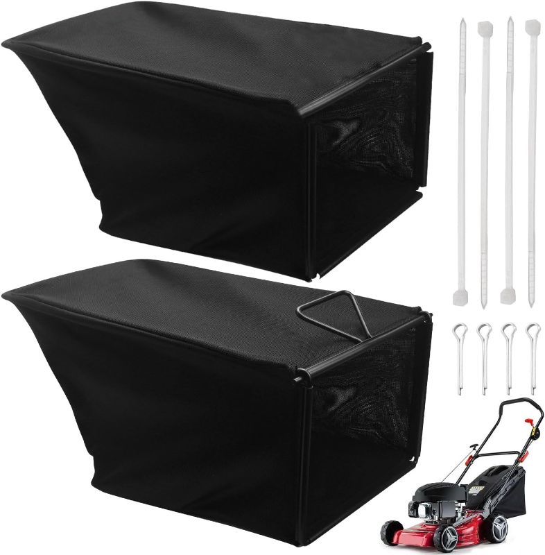 Photo 1 of 2 x 115-4673 Grass Catcher Bag & 1 x 114-2679-03 Frame Kit, Compatible with Toro 22" Recycler Lawn Mowers 20330 20332 20333 20332C - for 2016-2019
