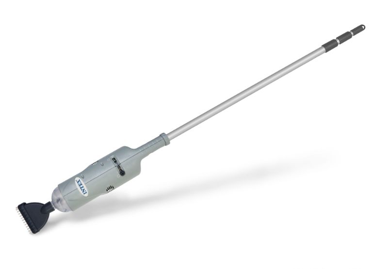 Photo 1 of Intex Rechargeable Handheld Above Ground Swimming Pool and Spa Vacuum Cleaner with 94 Inch Telescoping Shaft and 2 Interchangeab

