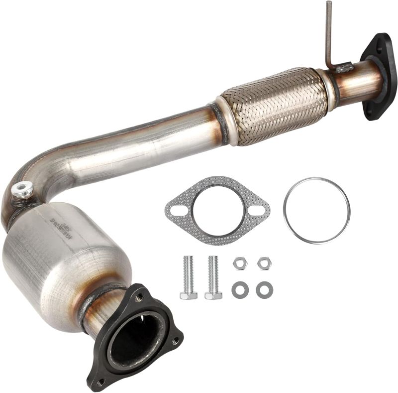 Photo 1 of KLN Front Catalytic Converter W/Gasket Kit Compatible with Chevy Equinox 2010-2014 2.4L, Captiva Sport 2012-2015 2.4L, Compatible with GMC Terrain 2010-2014 2.4L, Direct-Fit - E.P.A. Compliant
