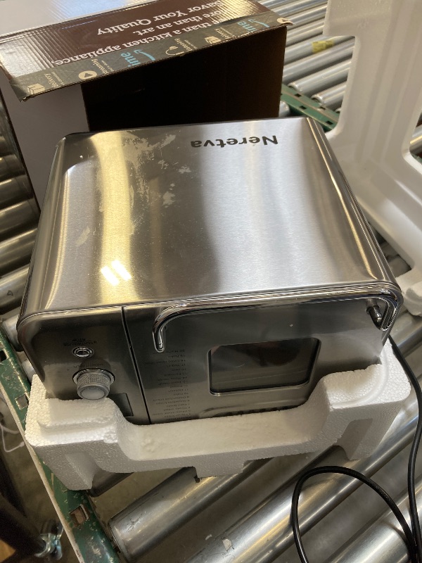 Photo 1 of Neretva Bread Maker, 20-IN-1 2LB Bread Machine Dual Heater Bread Maker Machine Automatic with Nonstick Ceramic Pan, 15H Timer & 1H Keep Warm Set, Low Noise, Stainless Steel Breadmaker Recipe-Silver 