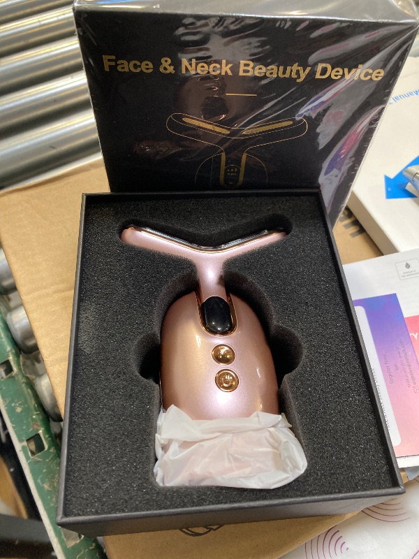 Photo 1 of Micro-Current Face Beauty Device, 3 Modes, Red Light Therapy for Face and Neck, Multifunctional Facial Massager Tool