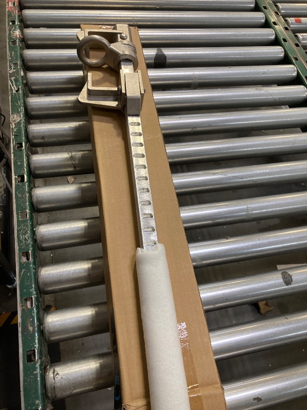 Photo 1 of Thickened Aluminum Sliding Beam Anchor, Adjustable Protection Steel Beam Walker, Fall Protection for 2 3/4" - 18 7/8", Fits I Or H Top Beam
