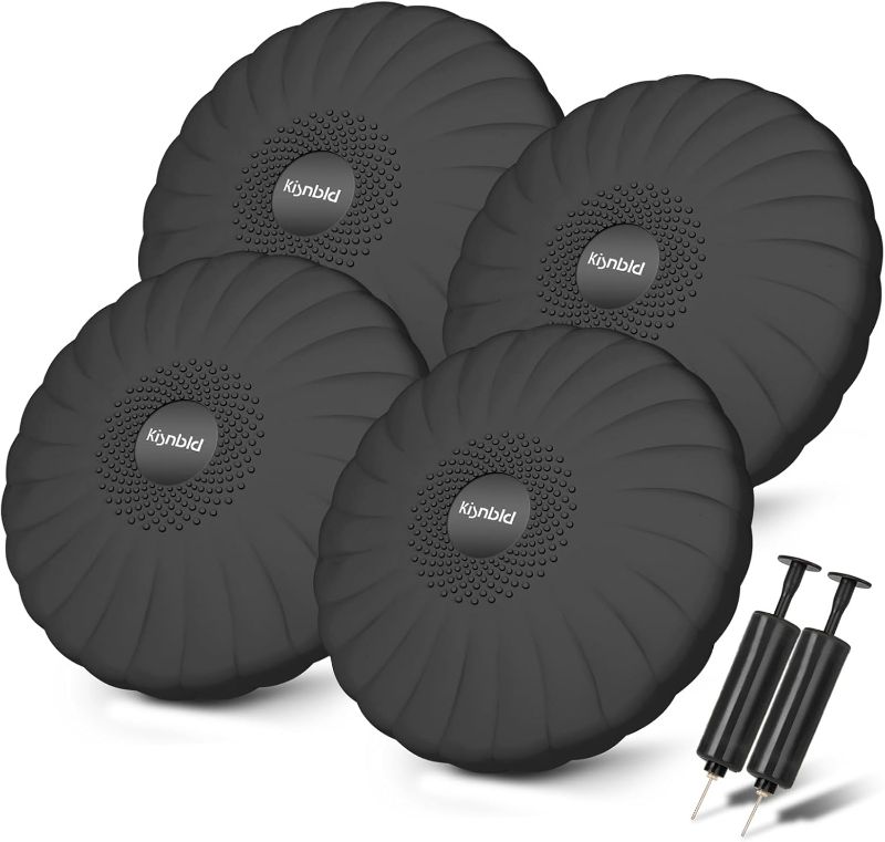 Photo 1 of Wobble Cushion, Extra Thick Wiggle Seat for Sensory Kids, Non-slip Balance Disc with Inflation Pump for Adults Core Strength, Posture Improvement & Physical Therapy (13.5in/34cm)
