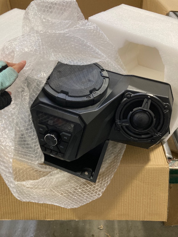 Photo 1 of KEMIMOTO UTV 3-Speaker Audio Kit with 5.25" Woofer Compatible with Ranger 1000/1000 XP /1000 XP Crew 2018-2025, Sound System with All-in-One Dash Unit FM Radio Waterproof Accessories
