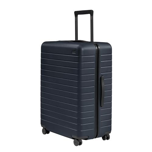 Photo 1 of Away Large Checked Luggage, 29 Inch Hardside Suitcase with Spinner Wheels, Lightweight & Durable, TSA Lock, Navy Blue
