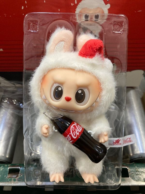 Photo 1 of POP MART: the MONSTERS Coca-Cola Vinyl Face (AUTHENTICITY NOT VERIFIED)