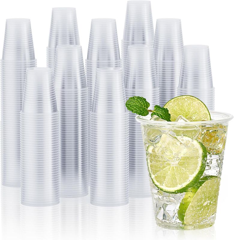 Photo 1 of Vplus Clear Plastic Cups, 12 OZ, 2000 Pack
