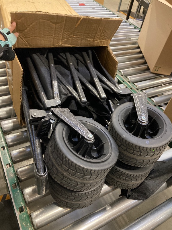 Photo 1 of 36" Collapsible Wagon Cart with Big All-Terrain Beach Wheels, Foldable Heavy Duty Wagons, Utility Carts for Camping, Garden, Outdoor, Grocery, Sports, Free Packable Backpack Included
