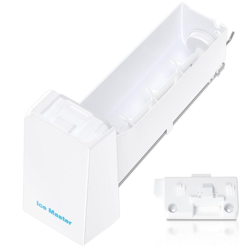 Photo 1 of Upgraded DA97-14474A DA97-14474C DA97-12604D Refrigerator Ice Maker Replacement Compatible with Samsung Ice Bucket Parts RF26J7500SR, RF28HFEDTSR, RF265BEAESR Ice Bin Tray W/Latch Plate
