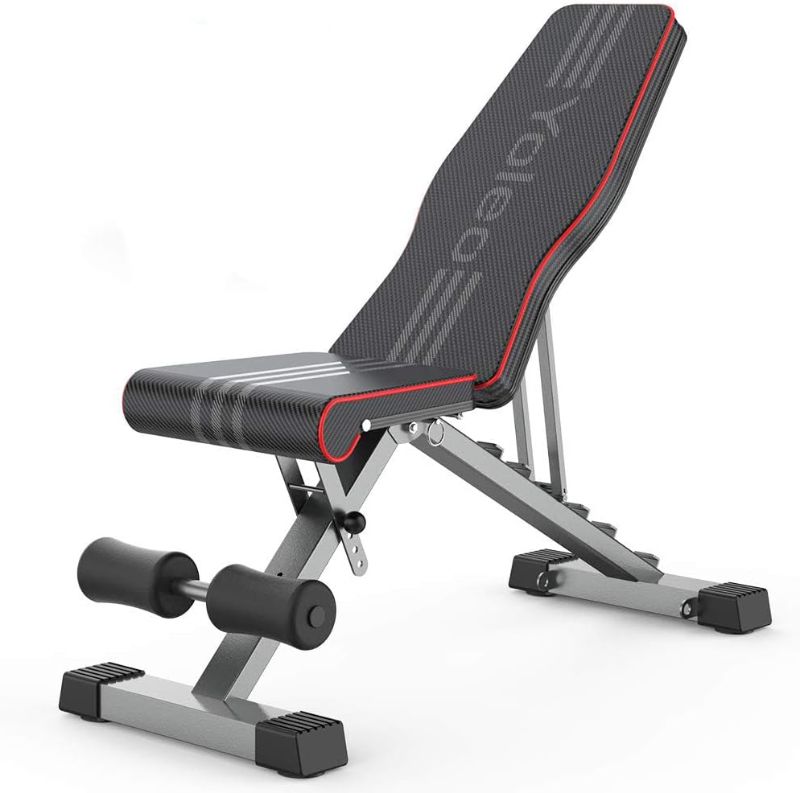 Photo 1 of Yoleo Weight Bench | Foldable Workout Benches for Home Gym | 660lbs Bench Press for Strength Training | Home Gym Systems
