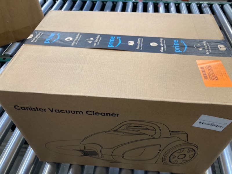 Photo 1 of Canister Vacuum Cleaner, 32Kpa 1600W Cyclon Power Bagless Canister Vacuum Cleaners for Home, 3.7QT Large Dust Cup, Lightweight Vac for Hard Floors, Carpets, Pet Hair, Blue
