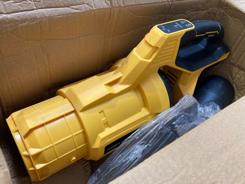 Photo 1 of Cordless Leaf Blower for Dewalt 20V Battery (Battery NOT Included), 650CFM Leaf Blower Cordless with 17500RPM Brushless Motor for Lawn Care, Garden
