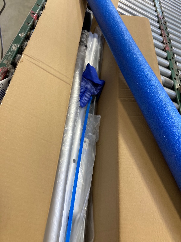Photo 1 of Floating  Lake Rake, 36" Aluminum Landscape Rake with Adjustable Handle, 33FT Rope & Float, Weed & Algae Removal of Leaves, Floating Scum, Multifunctional Detachable Aquatic Weed Rake with Gloves