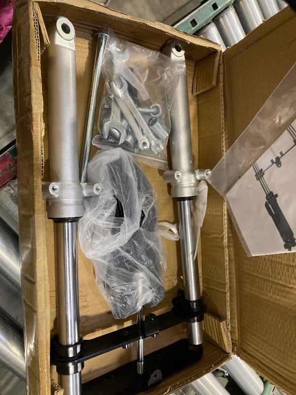 Photo 1 of Mini Bike Front Suspension Forks Kit Replacement for Coleman CT100U Monster Mega Moto MMB80 MMB105 80cc 105cc Motovox MBX10 MBX11 Baja DB30 GMB100 TrailMaster Storm 200 Powersports Parts
