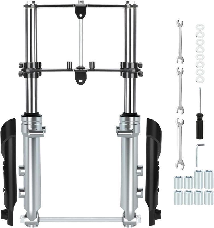 Photo 1 of Mini Bike Front Suspension Forks Kit Replacement for Coleman CT100U Monster Mega Moto MMB80 MMB105 80cc 105cc Motovox MBX10 MBX11 Baja DB30 GMB100 TrailMaster Storm 200 Powersports Parts
