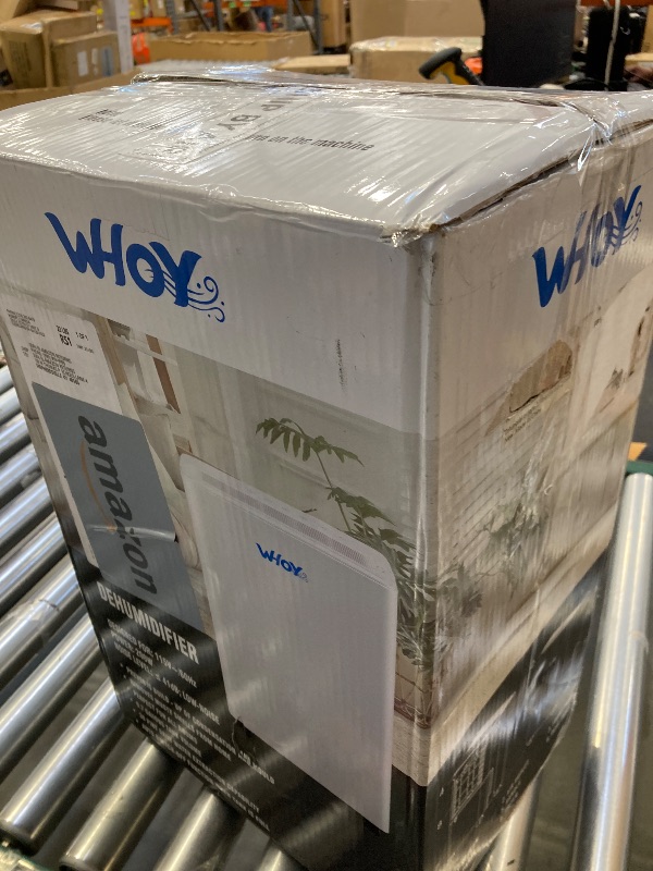 Photo 1 of Dehumidifier for Home, 2500-3000 Sq Ft, 60 Pints Max. Smart Compressor, Smart App-Controlled, With Drain Hose, Child Lock, Idea for Bedrooms, Basements, Laundry
