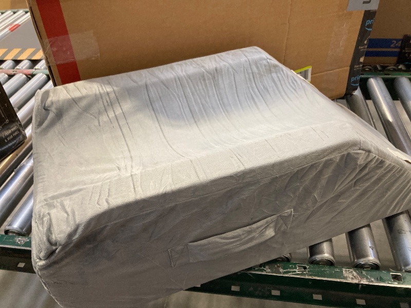 Photo 1 of  Leg Elevation Pillows Height Memory Foam for Surgery, Injuries, Rest, Grey
