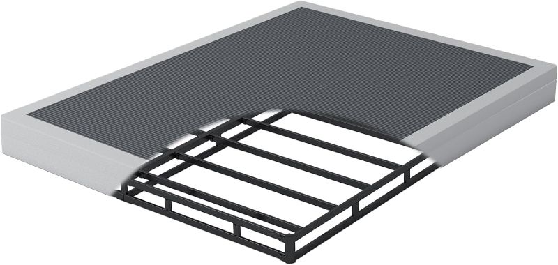Photo 1 of Box Spring for Queen Bed 6 Inch - Heavy Duty Box Spring Mattress Foundation Metal Bed Base with Fabric Cover, Noise Free Easy Assembly Non Slip/Non-Slip/Easy Assembly
