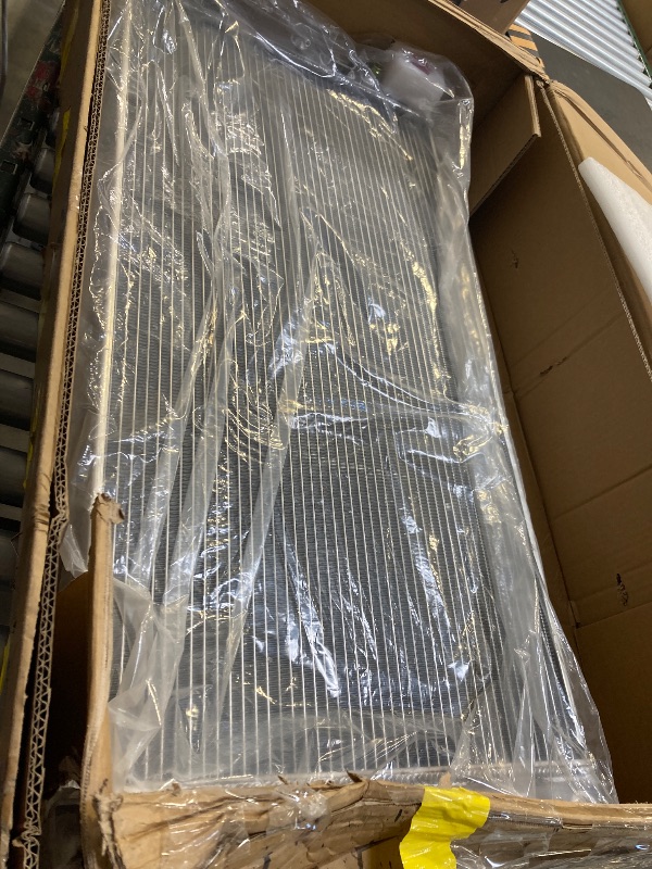 Photo 1 of ALLOYWORKS 4 Row Radiator Replacement for 1999-2014 Chevrolet Silverado 1500 2500 HD Suburban Tahoe GMC Yukon 6.2L V8 Engine Radiators, Full Aluminum Crossflow Radiador, 34" Core, Double Oil Cooler