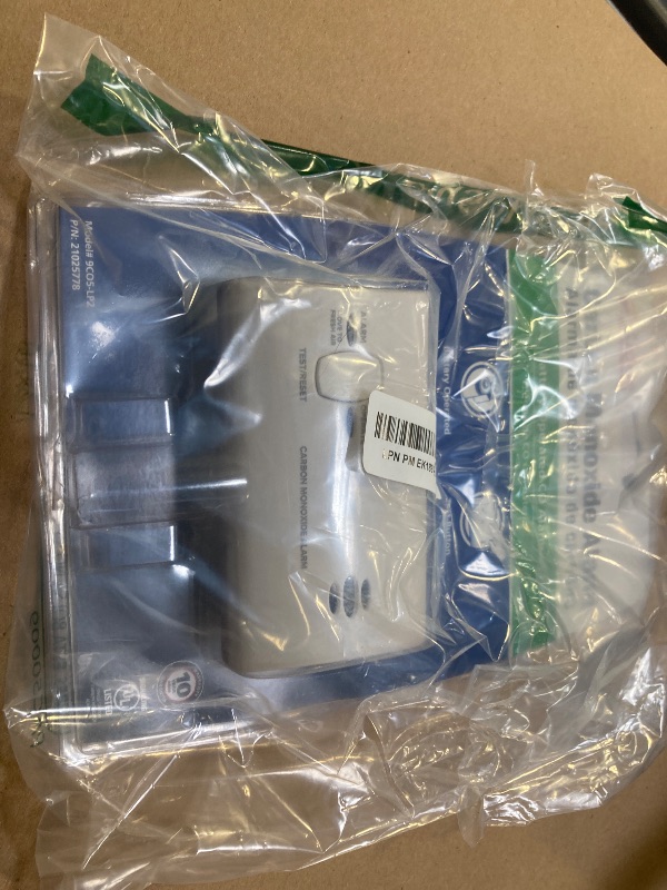 Photo 1 of Kidde Carbon Monoxide Detector, Battery Powered CO Alarm with LEDs, Test-Reset Button, Low Battery Indicator, Portable
