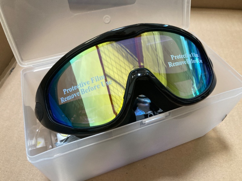 Photo 1 of Swim Goggles Wide View Anti Fog&UV Swimming Goggles for Audlt, No Leaking Swim Glasses for Men Women Youth