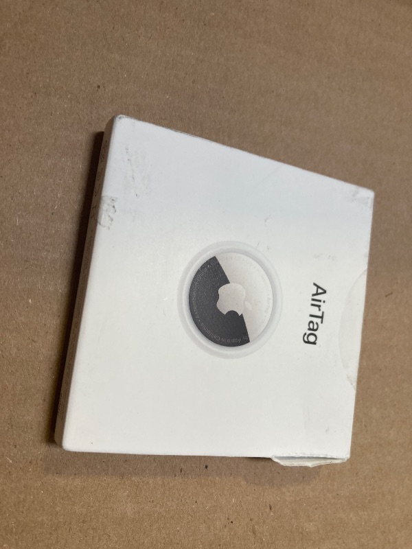 Photo 1 of Apple AirTag. Keep Track of and find Your Keys, Wallet, Luggage, Backpack, and More. Simple one-tap Set up with iPhone or iPad