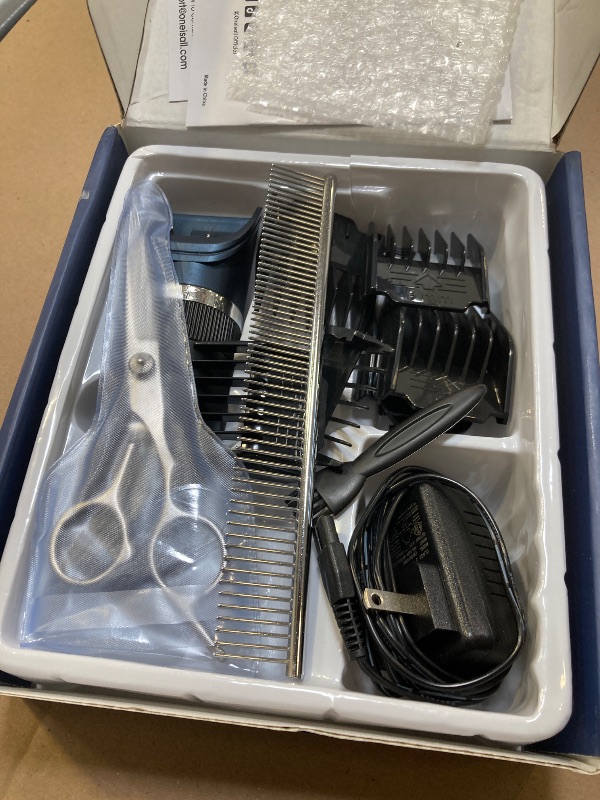Photo 1 of oneisall Quiet Cat Clippers for Matted & Long Hair, 2-Speed Cordless Pet Shaver Grooming Kit for Cats, Small Dogs & Animals (Blue)