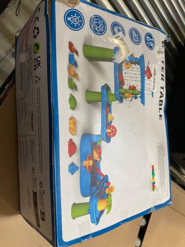 Photo 1 of MSKOLER Water Table for Kids 3 4 5 6 7 8 Years Old - Water and Sand Activity Sensory Table Toy for Toddlers 3-5, Summer Outdoor Beach Toys, Birthday Gifts for Boys Girls Ages 1-3 3-8