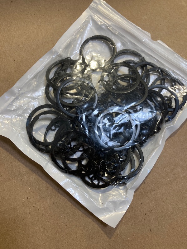 Photo 1 of 50Pcs Keychain Key Ring with Chain Bulk Split Key Chain,1.1 Inch Key Chains Parts with Open Jump Ring Connector for Jewelry Making Crafts (Black)