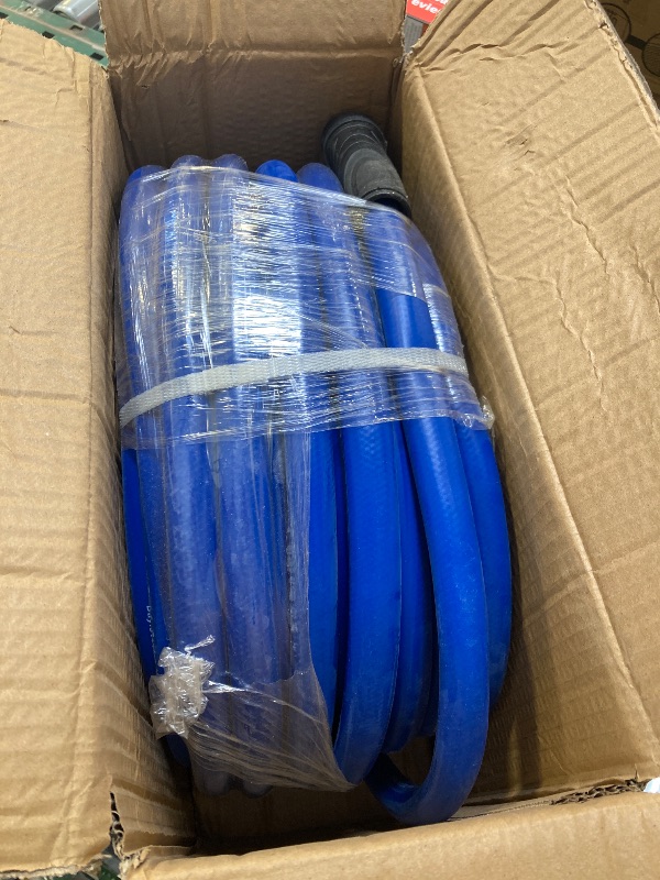 Photo 1 of Sowgreen Upgraded Garden Hose 100 ft with 360° Rotating Handle, 2025 New Hybrid Water Hose 100FT, Flexible, Lightweight, Durable, Heavy Duty, All-weather, 3/4" Leakproof Solid Brass Fittings