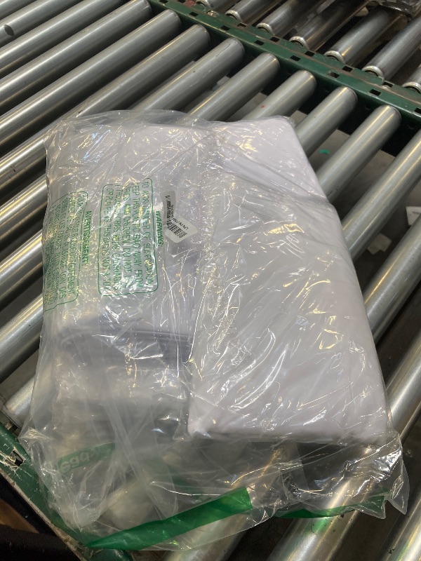 Photo 1 of 6 Pack White Table Cloth Rectangle Table Cloths for 8 Foot Rectangle Tables 60 X 126 Inch Washable Polyester Tablecloth for Weddings, Parties, Banquet, and Daily Use