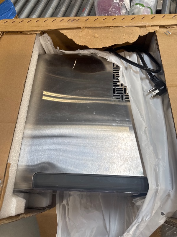 Photo 1 of GE Profile Opal | Countertop Nugget Ice Maker | Portable Ice Machine Makes up to 24 lbs. of Ice Per Day | Stainless Steel Finish