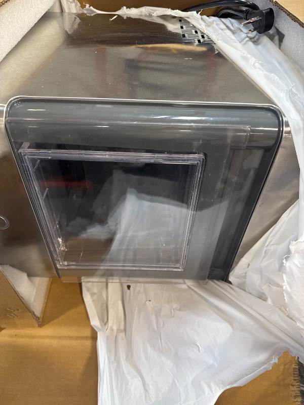Photo 1 of GE Profile Opal | Countertop Nugget Ice Maker | Portable Ice Machine Makes up to 24 lbs. of Ice Per Day | Stainless Steel Finish
