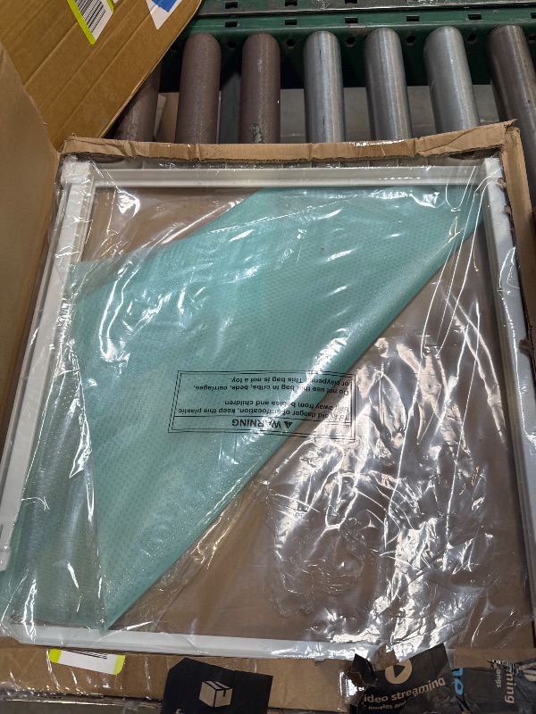 Photo 1 of UPGRADED 241969501 Shelf Frame without Glass Refrigerator Compatible with Frigidaire Shelf Replacement Refrigerator Crisper Drawer Shelf Cover Parts LFSS2612TF0, FGHS2631PF4A, FFSS2615TS0 Shelves

