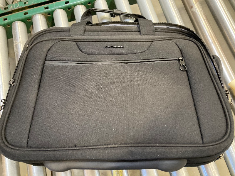 Photo 1 of KROSER Rolling Laptop Bag Wheeled Briefcase Fits Up to 17.3 Inch Laptop Black

