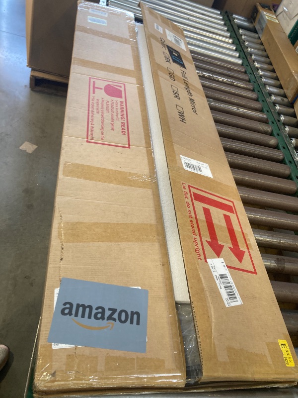 Photo 1 of 58"x18" Full length black mirror 