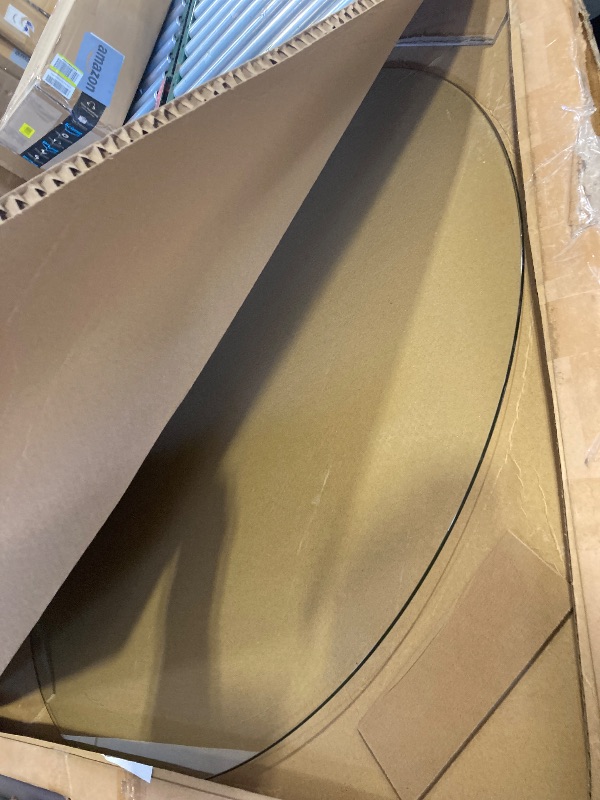 Photo 1 of Tempered Glass Chair Mat - Transparent  5 glass 