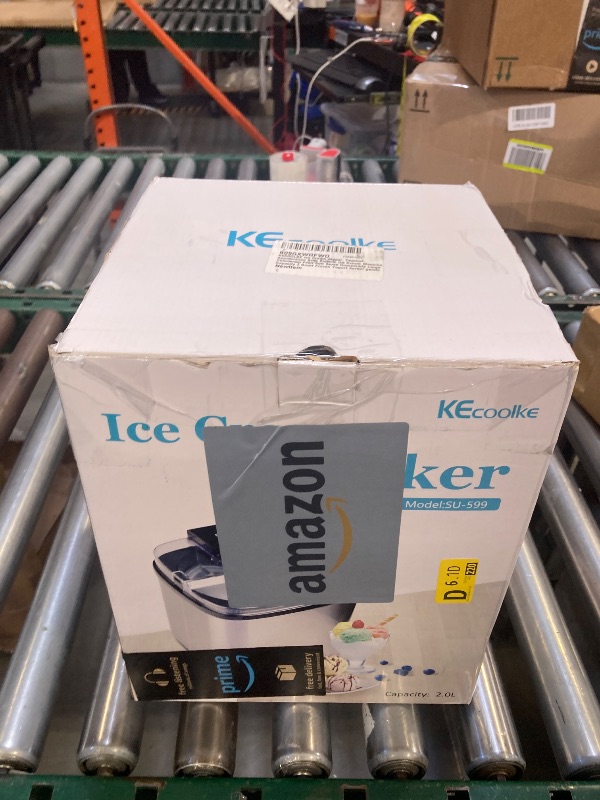 Photo 1 of KECOOLKE Ice Cream Maker, Teacher Appreciation Gifts Electric Ice Cream Machine Countertop Fruit Soft Serve Homemade Large Capacity 2 Quart Frozen Yogurt Sorbet gelato