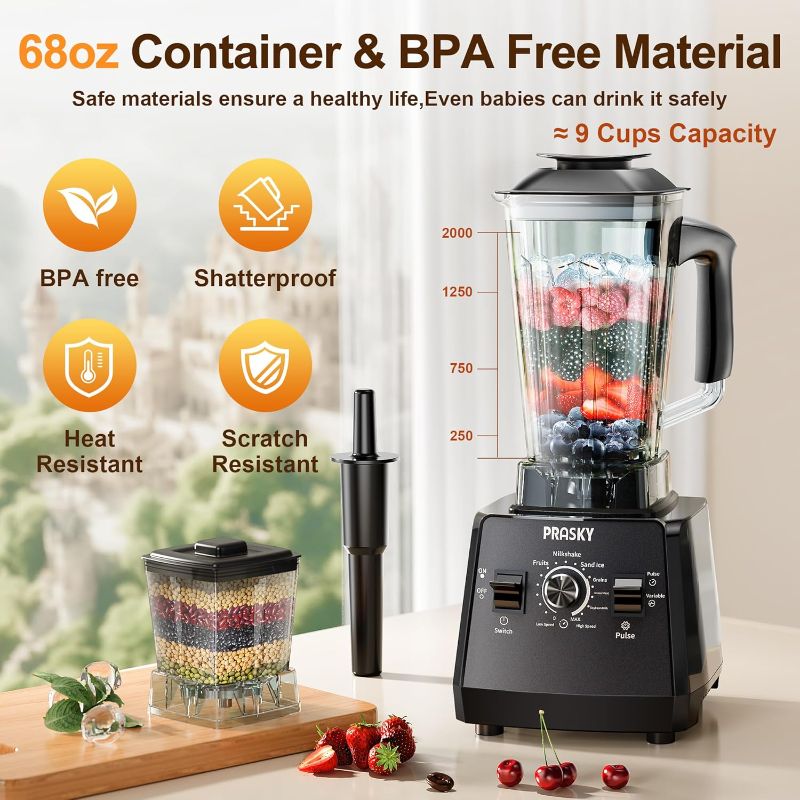 Photo 1 of Professional Blender,Smoothies Blenders, PRASKY
