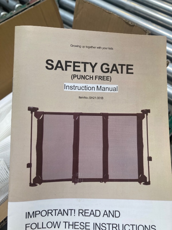Photo 1 of White safety gate 