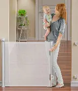 Photo 1 of 160" WHITE Retractable baby gate 