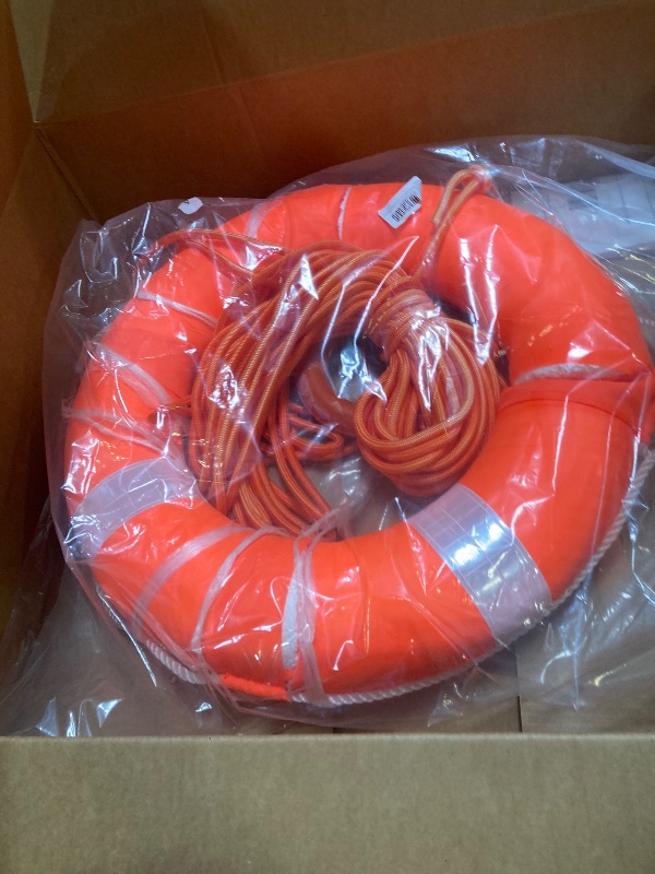 Photo 1 of 28 Inch Boat Throw Rings with Water Floating lifesaving Rop